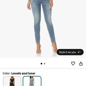 G by Guess Women's Lunar Blue Skinny Jeans